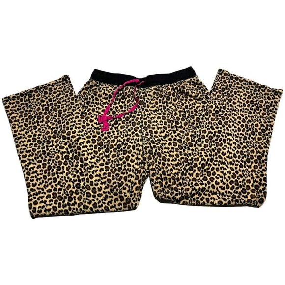 Betsey Johnson Cheetah Print Pajama Set Size Small - Picture 2 of 9